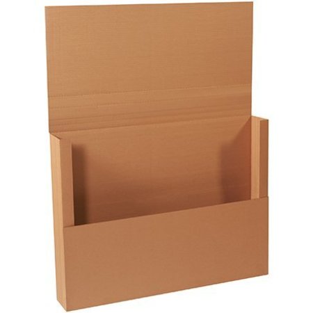 BOX PACKAGING Corrugated Jumbo Easy-Fold Mailers, 40"L x 30"W x 6"H, Kraft M40306